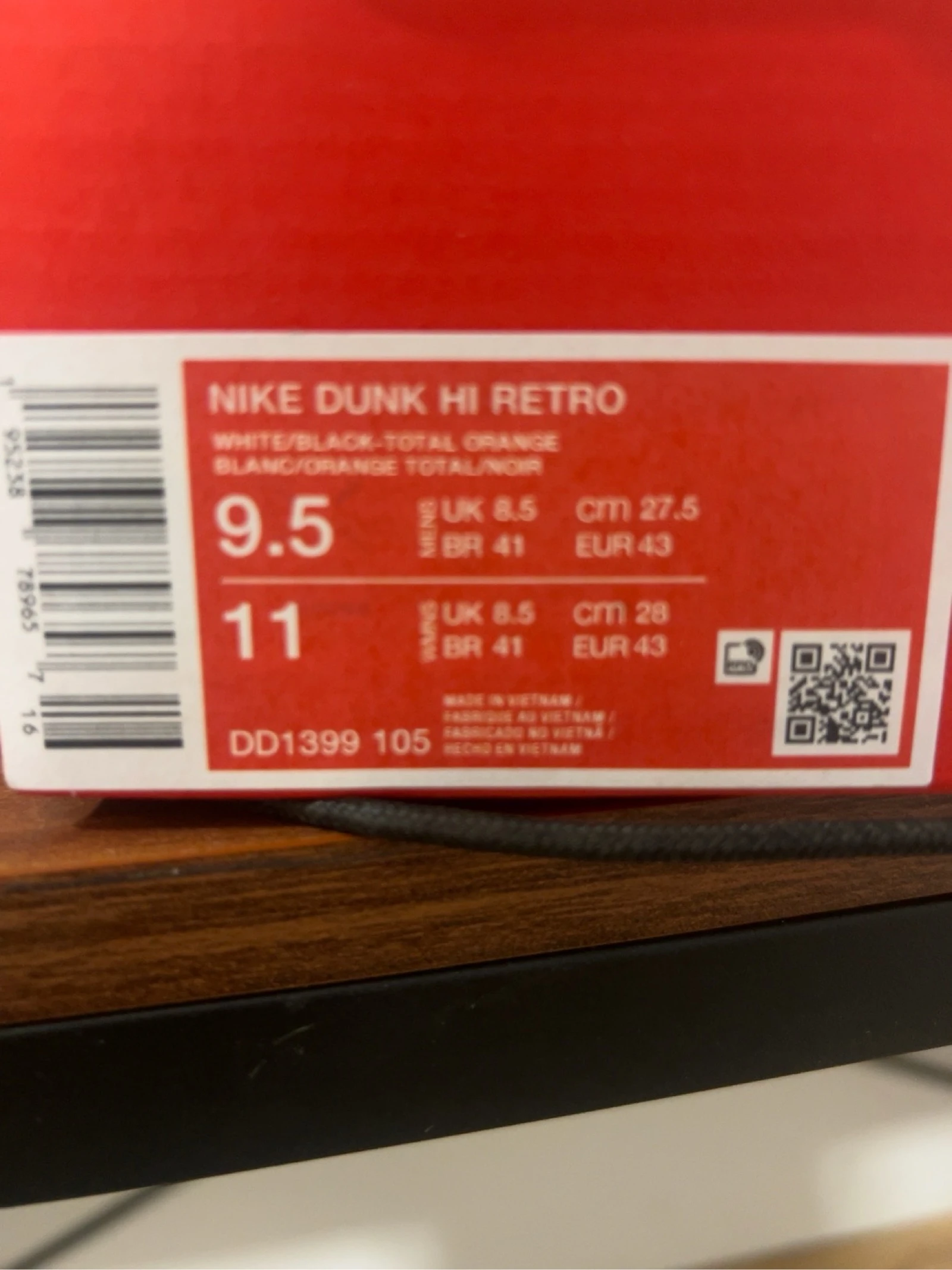 Nike Dunk High Noir et Blanc - Taille 43 | Originales | Excellent Prix – photo 6